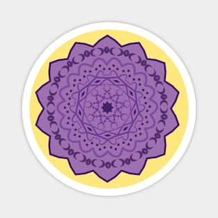 Crown Chakra Mandala Magnet